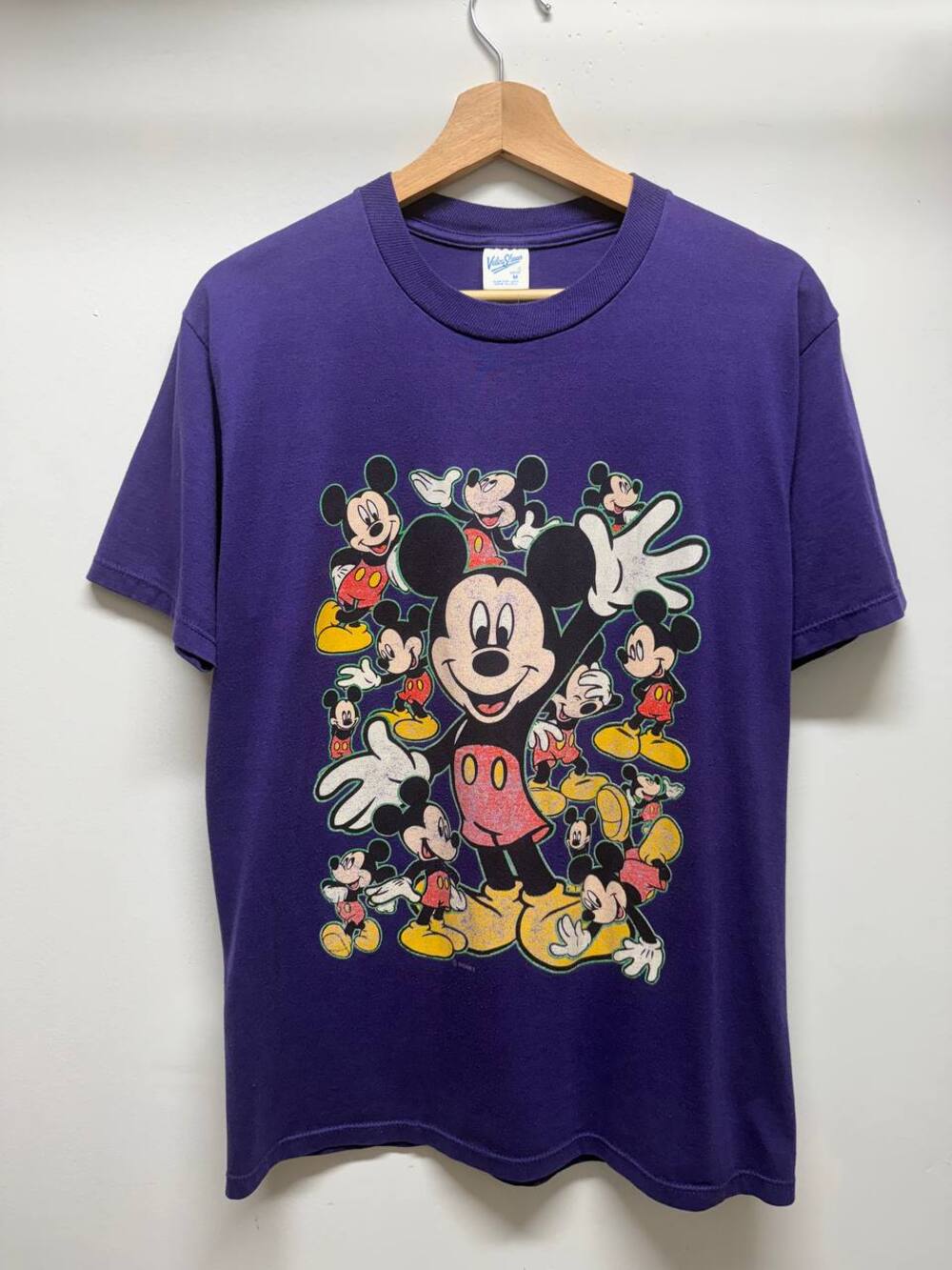 Vintage Disney Mickey Mouse All-Over Print T-Shirt